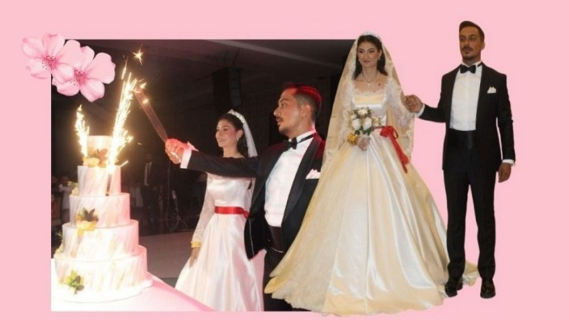 Asena ve Erşan masal gibi düğünle dünya evine girdiler