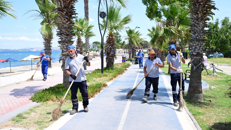 BAŞKAN ÇERÇİOĞLU'NDAN KUŞADASI'NDA YOĞUN ÇALIŞMA