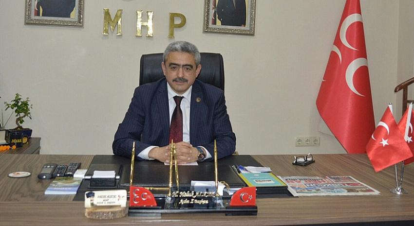 Mhp İl Başkanı Haluk Alıcık, Necmettin Erbakan'ı Unutmadı