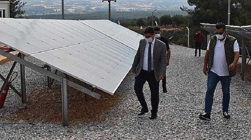 Karacasu'da Güneş Enerjisi Santrali Üretime Başladı