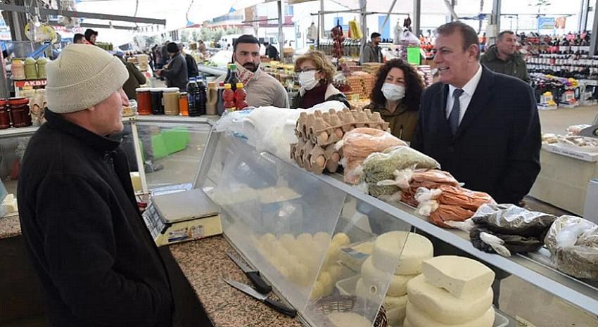 CHP Aydın Milletvekili Yıldız, pazar ziyaretlerini sürdürüyor