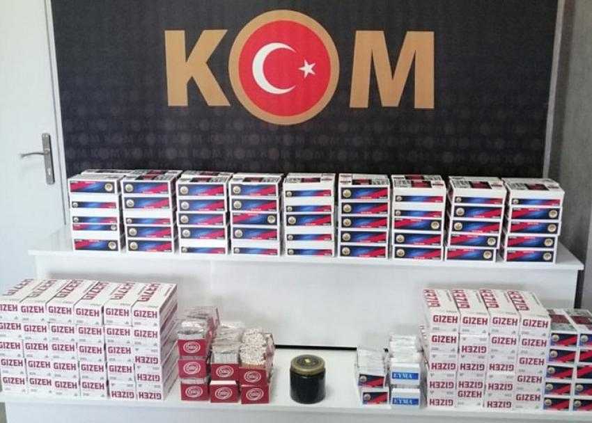 NAZİLLİ'DE KAÇAK SİGARA OPERASYONU
