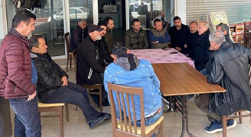 BAŞKAN ATABAY ESNAFLARIN SORUNLARINI DİNLEDİ