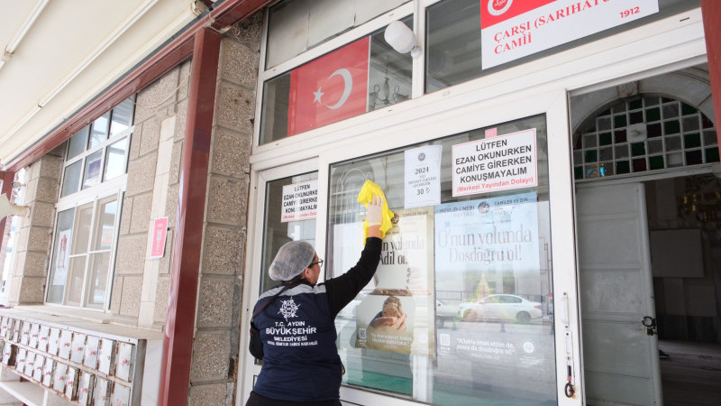 AYDIN BÜYÜKŞEHİR BELEDİYESİ İBADETHANELERİ PIRIL PIRIL YAPIYOR