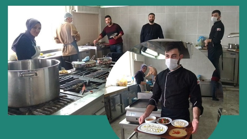 NAZİLLİ MESEM'DE GELECEĞİN AŞÇI ŞEFLERİ HÜNERLERİNİ SERGİLEDİ   