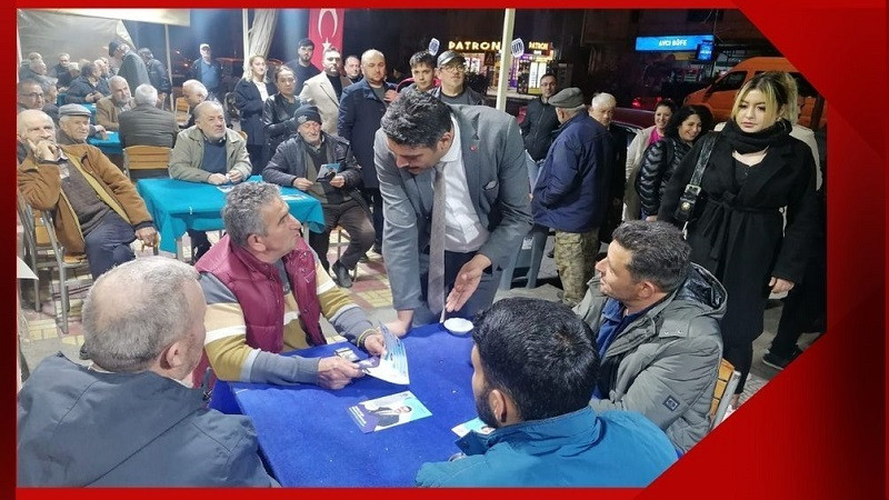 Ali Çetinkaya, İsabeyli Mahallesi’nde de çoban ateşini yaktı