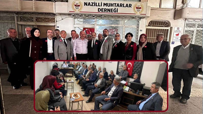 Murat Melezoğlu, Muhtarlarla bir araya geldi