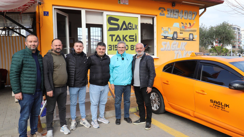 Başkan Tetik taksicilerin sorunlarını dinledi