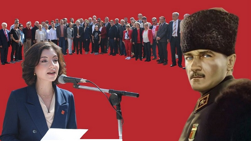 Atatürk'ün Nazilli'deki çocukları Ata’ya çelenk sundu