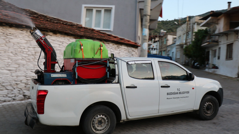 Bozdoğan’da İlaçlama Çalışmaları Aralıksız Sürüyor