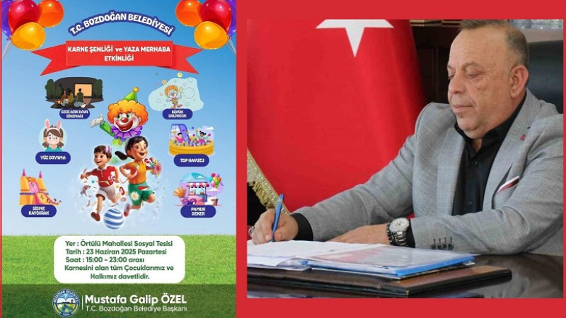 Başkan Galip Özel’den Öğrencilere Karne Hediyesi