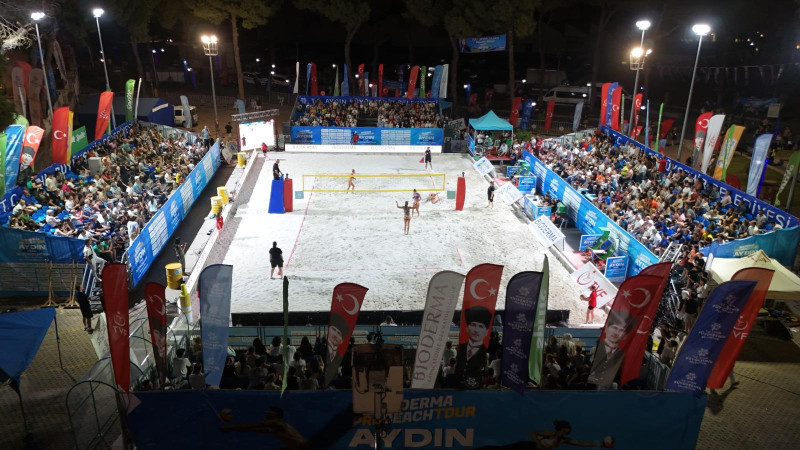 Başkan Çerçioğlu Sporseverleri Aydın Tekstil Park’ta Buluşturdu