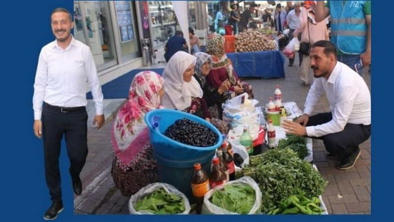 Başkan Kırlıoğlu Perşembe Pazarı’nı ziyaret etti