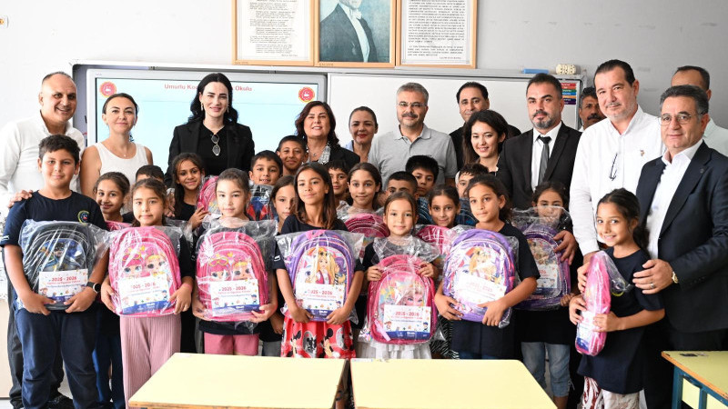 Çerçioğlu 2025-2026 Eğitim-Öğretim yılının ilk gününde çocuklarla birlikte 