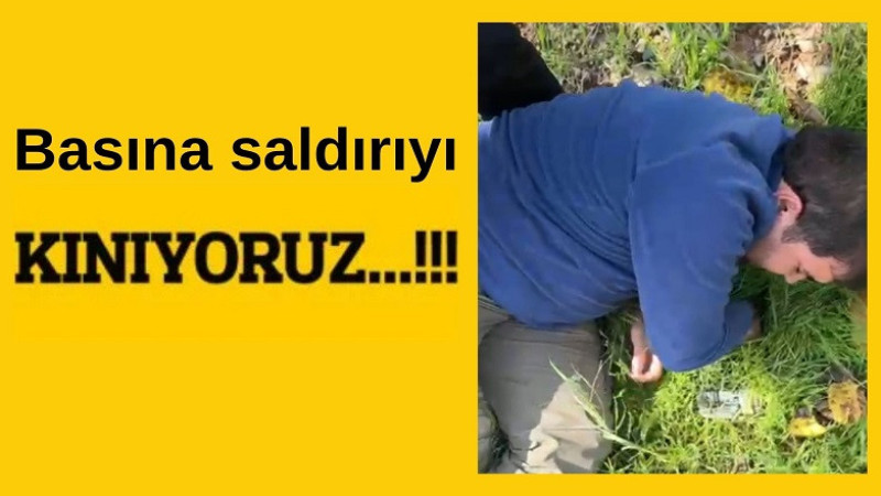 Aydın’da görev başındaki gazetecilere çirkin saldırı