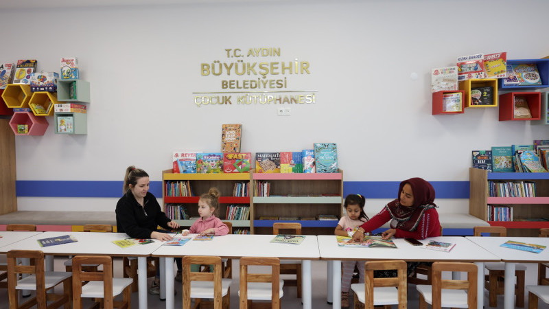 Aydın Büyükşehir Belediyesi'nden Aydın Şehir Hastanesine Çocuk Kütüphanesi