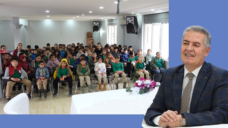 Buharkent Kamilpaşa İlkokulu Öğrencilerinden Belediye Başkanı Erol'a Ziyaret